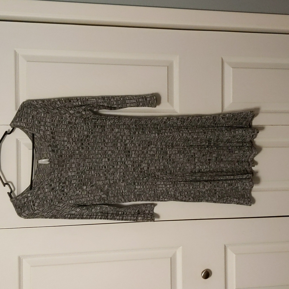 Three-Quartet sleeve Gray dress - S